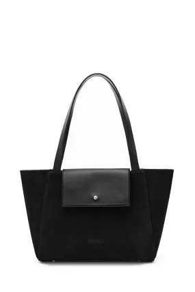 Iris Bag Suede Black