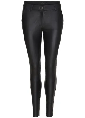 BTF CPH Stretch Pants with pockets 100028 Skindbukser - Black