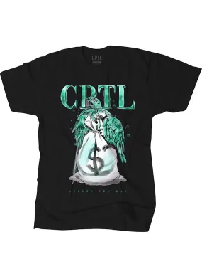 Capital Denim T-Shirt - Secure The Bag - Black - CPTLT17