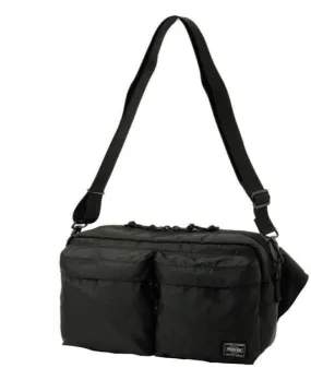 Porter Yoshida FORCE 2WAY Waist Bag Black